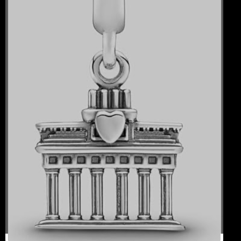 Retired Pandora charm: Berlin Brandenburg Gate dangle charm